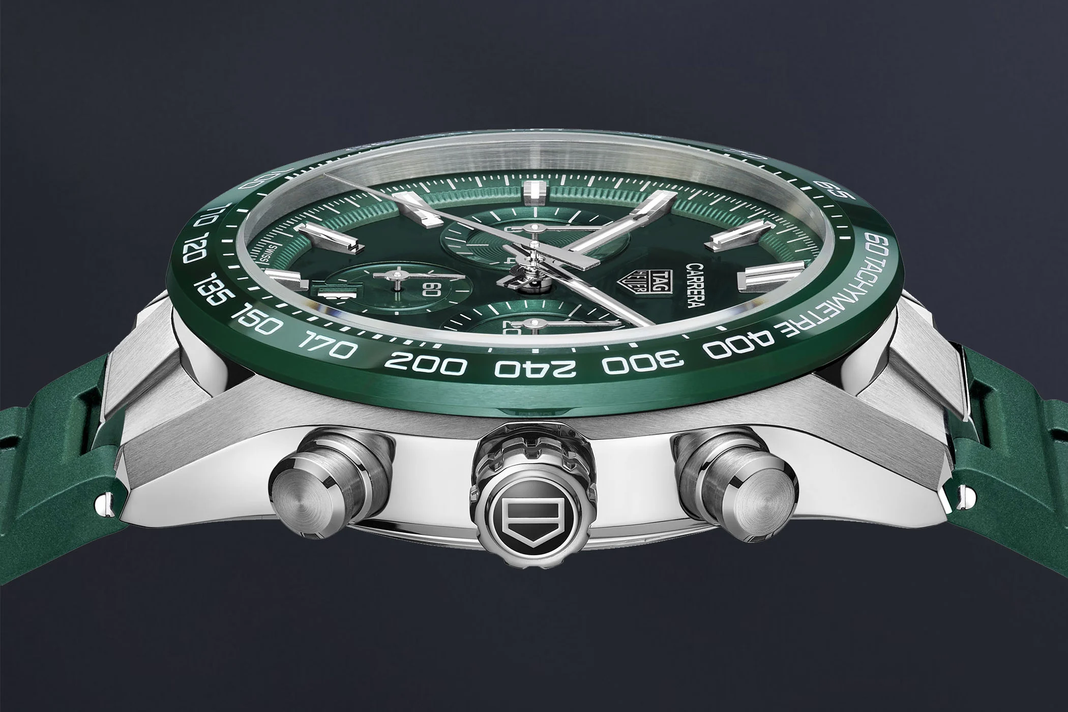 TAG-Heuer-Carrera-Chronograph-44mm-Sport-Ceramic-Bezel-Green-CBN2A1N TAG-Heuer-Carrera-Chronograph-44mm-Sport-Ceramic-Bezel-Green-CBN2A1N