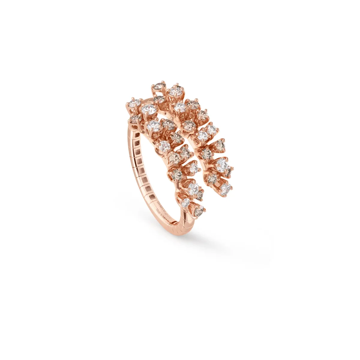 Mimosa Ring Pink Gold With Diamond