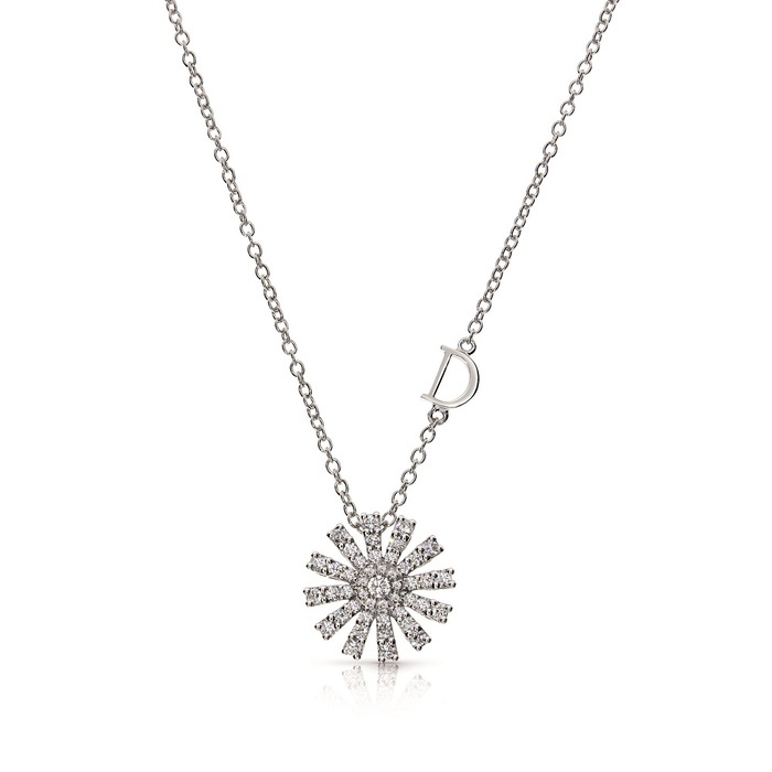 Margherita Necklace White Gold With Diamond