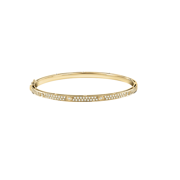 D.Side Bracelet Yellow Gold With Diamond