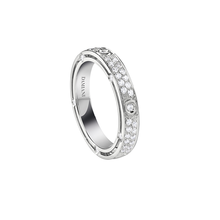D.Side Ring White Gold With Diamond