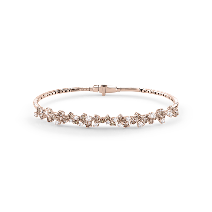 Mimosa Bracelet Pink Gold With Diamond