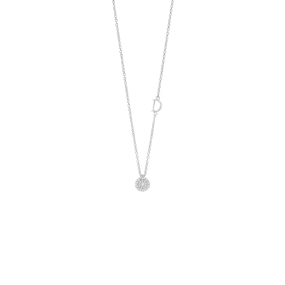 Margherita Necklace White Gold With Diamond