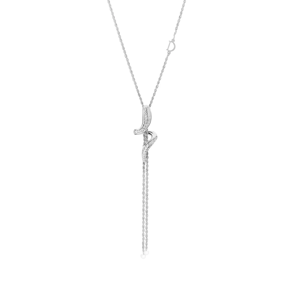 Eden Necklace White Gold With Diamond