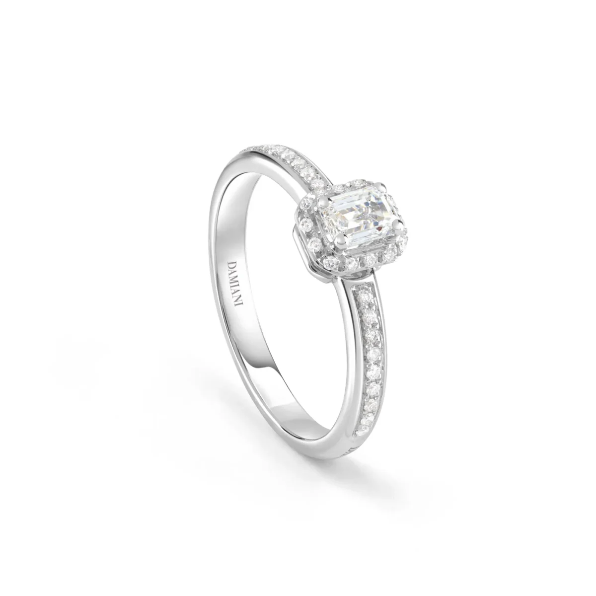 Minou full pave Ring White Gold With Diamond