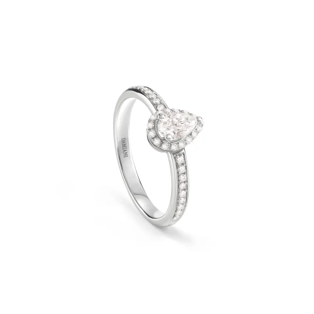 Minou full pave Ring White Gold With Diamond