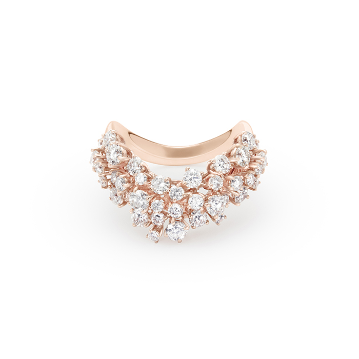 Mimosa Ring Pink Gold With Diamond