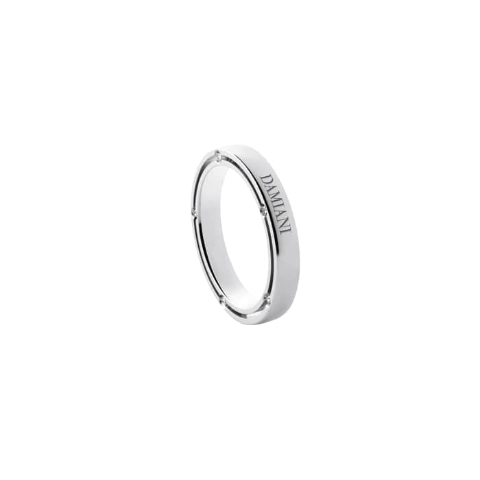 D.Side Ring White Gold With Diamond