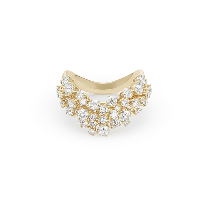 Mimosa Ring Yellow Gold With Diamond
