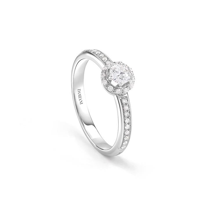 Minou Ring Full Pave White Gold With Diamond